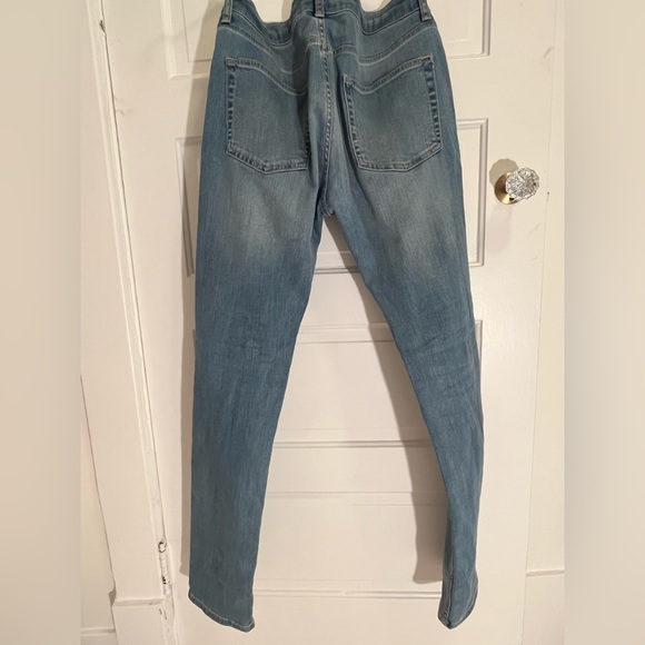 Topman Stretch Skinny blue jeans size 32 - Picture 2 of 6